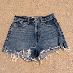 Abercrombie & Fitch Blue Jean Shorts